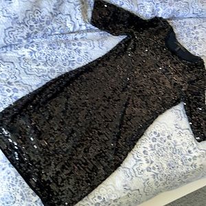Black Sequin Mini